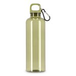 Gourde en plastique aux couleurs vives et transparentes 750 ml couleur vert olive quatrière vue