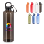 Gourde en plastique aux couleurs vives et transparentes 750 ml