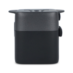 Adaptateur de voyage compact compatible dans plus de 150 pays couleur noir cinquième vue