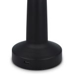 Lampe de table avec 3 modes lumière et capteur tactile couleur noir troisième vue