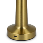 Lampe de table avec 3 modes lumière et capteur tactile couleur doré troisième vue