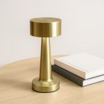 Lampe de table avec 3 modes lumière et capteur tactile couleur doré quatrière vue