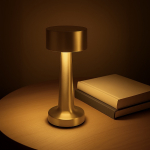 Lampe de table avec 3 modes lumière et capteur tactile couleur doré cinquième vue