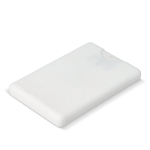 Spray solaire SPF30 au design rectangulaire fin à personnaliser couleur blanc troisième vue