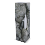 Gourde isotherme en acier recyclé à finition brillante 500 ml couleur argenté brillant sixième vue