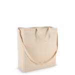Sac en coton OEKO-TEX couleur naturelle à double anses 220 g/m² couleur beige deuxième vue