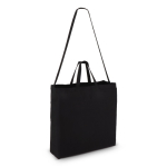 Sac en coton OEKO-TEX multicolore à double anses 220 g/m² couleur noir