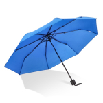 Parapluie pliable multicolore avec housse assortie Ø96 couleur bleu deuxième vue