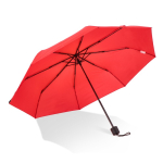 Parapluie pliable multicolore avec housse assortie Ø96 couleur rouge deuxième vue