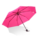 Parapluie pliable multicolore avec housse assortie Ø96 couleur rose deuxième vue