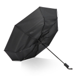 Parapluie pliable résistant au vent avec housse assortie Ø98 couleur noir quatrière vue