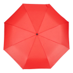 Parapluie pliable résistant au vent avec housse assortie Ø98 couleur rouge troisième vue