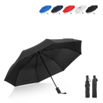 Parapluie pliable résistant au vent avec housse assortie Ø98