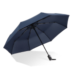 Parapluie pliable résistant au vent avec housse assortie Ø98,5 couleur bleu foncé deuxième vue