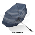 Parapluie pliable résistant au vent avec housse assortie Ø98,5 couleur bleu foncé huitième vue