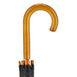 Parapluie multicolore avec poignée courbée en bois Ø103 couleur noir cinquième vue