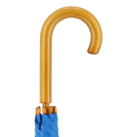 Parapluie multicolore avec poignée courbée en bois Ø103 couleur bleu cinquième vue