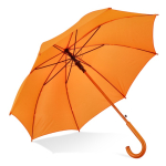 Parapluie multicolore avec poignée courbée en bois Ø103 couleur orange deuxième vue