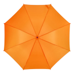 Parapluie multicolore avec poignée courbée en bois Ø103 couleur orange troisième vue