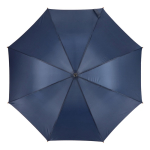 Parapluie multicolore avec poignée courbée en bois Ø103 couleur bleu foncé troisième vue