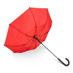 Parapluie multicolore avec poignée courbée noire Ø105 couleur rouge quatrière vue