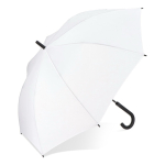 Parapluie multicolore avec poignée courbée noire Ø105 couleur blanc