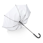 Parapluie multicolore avec poignée courbée noire Ø105 couleur blanc quatrière vue