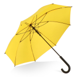 Parapluie multicolore avec poignée courbée noire Ø105 couleur jaune deuxième vue