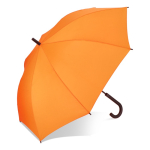 Parapluie multicolore avec poignée courbée noire Ø105 couleur orange