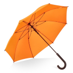 Parapluie multicolore avec poignée courbée noire Ø105 couleur orange deuxième vue