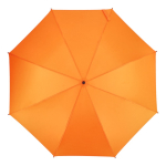 Parapluie multicolore avec poignée courbée noire Ø105 couleur orange troisième vue