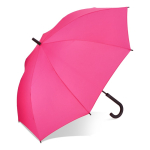 Parapluie multicolore avec poignée courbée noire Ø105 couleur rose