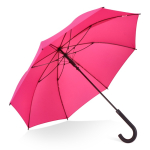 Parapluie multicolore avec poignée courbée noire Ø105 couleur rose deuxième vue