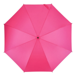 Parapluie multicolore avec poignée courbée noire Ø105 couleur rose troisième vue