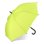 Parapluie multicolore avec poignée courbée noire Ø105 couleur vert lime