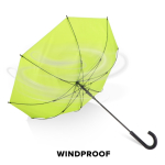 Parapluie multicolore avec poignée courbée noire Ø105 couleur vert lime sixième vue