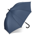 Parapluie multicolore avec poignée courbée noire Ø105 couleur bleu foncé