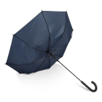 Parapluie multicolore avec poignée courbée noire Ø105 couleur bleu foncé quatrière vue