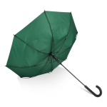 Parapluie multicolore avec poignée courbée noire Ø105 couleur vert foncé quatrière vue