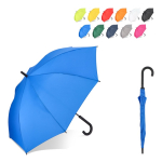 Parapluie multicolore avec poignée courbée noire Ø105