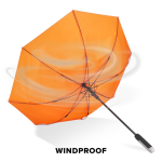 Parapluie classique avec une poignée ergonomique Ø105 couleur orange huitième vue