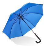Parapluie classique avec poignée géométrique noire originale Ø103 couleur bleu deuxième vue