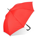 Parapluie classique avec poignée géométrique noire originale Ø103 couleur rouge