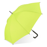 Parapluie classique avec poignée géométrique noire originale Ø103 couleur vert lime