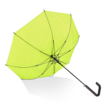 Parapluie classique avec poignée géométrique noire originale Ø103 couleur vert lime quatrière vue