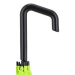 Parapluie classique avec poignée géométrique noire originale Ø103 couleur vert lime sixième vue