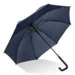 Parapluie classique avec poignée géométrique noire originale Ø103 couleur bleu foncé deuxième vue