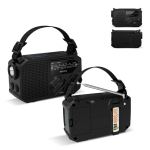 Radio d’urgence en plastique ABS avec lampe torche et alarme Philips