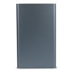 Powerbank en aluminium recyclé de différentes couleurs 4 000 mAh couleur titan deuxième vue