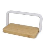 Chargeur sans fil de bureau en bambou avec éclairage 15 W couleur naturel